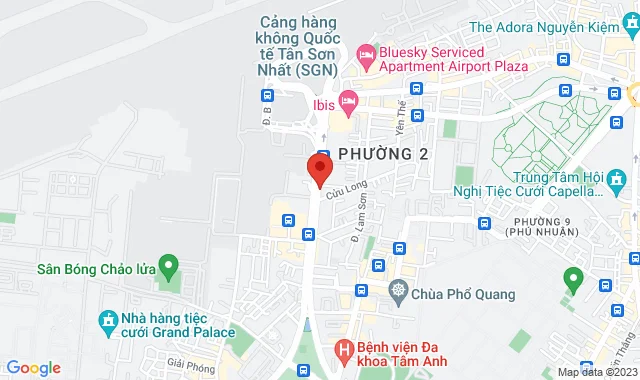 Số 46 Trường Sơn, P. 2, Q. Tân Bình