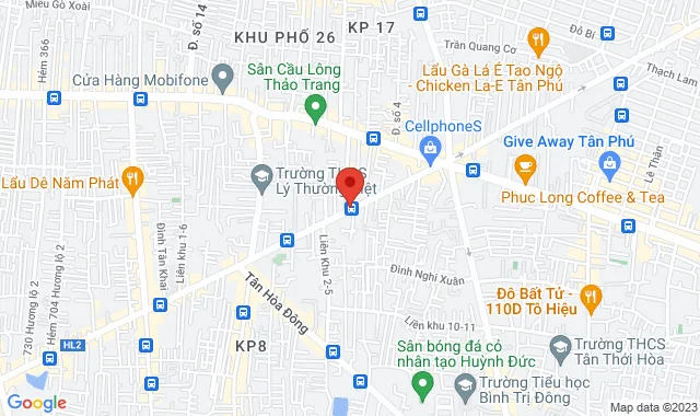Số 476A Hương Lộ 2, P. Bình Trị Đông, Q. Bình Tân