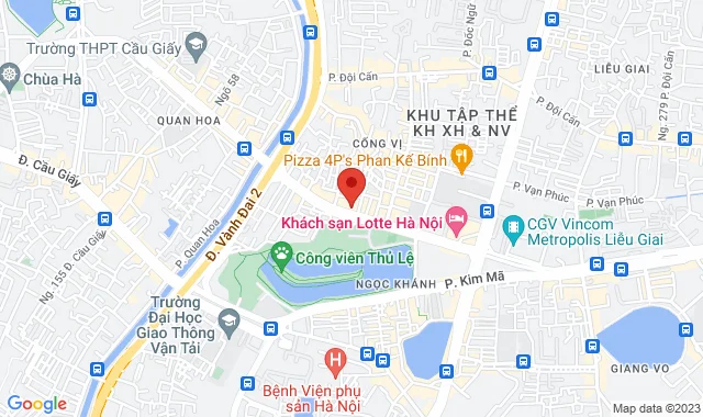 Số 48-50 Đào Tấn, P. Cống Vị, Q. Ba Đình