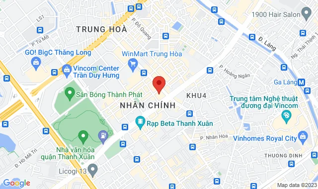 Số 48 Lê Văn Lương (phía sau tòa Diamond Flower), P. Nhân Chính, Q. Thanh Xuân