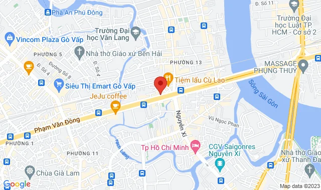 Số 491 Phạm Văn Đồng, P. 13, Q. Bình Thạnh
