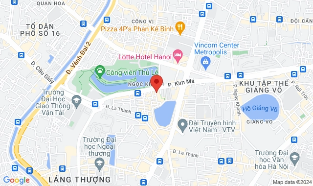 Số 5, ngõ 535 Kim Mã, P. Ngọc Khánh,  Q. Ba Đình