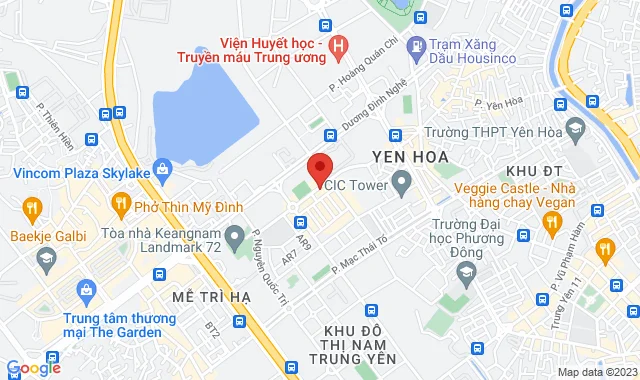 Số 5+6, Khu B, A10 đường CD2 Nguyễn Chánh, KĐT Nam Trung Yên, Q. Cầu Giấy