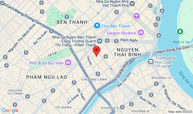 Số 55/1-3 Lê Thị Hồng Gấm, P. Nguyễn Thái Bình, Q.1                                         