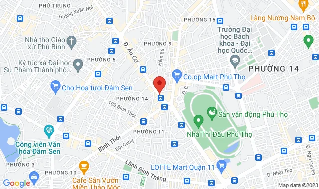 Số 58 Âu Cơ, P. 9, Q. Tân Bình