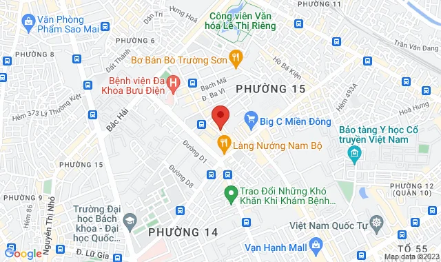 Số 58 Đồng Nai, P. 15, Q. 10