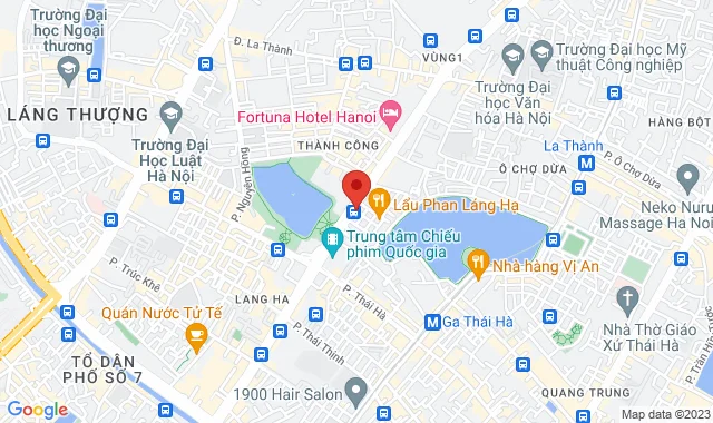Số 6, Ngõ 71 Láng Hạ, P. Thành Công, Q. Ba Đình