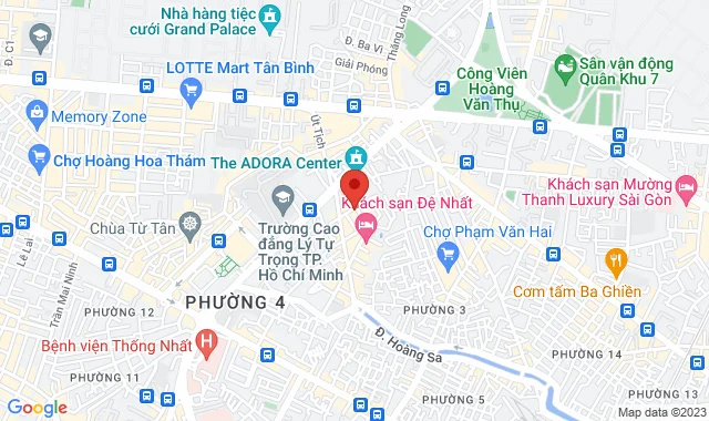 Số 6 Hoàng Việt, P. 4 , Q. Tân Bình