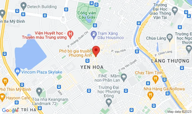 Số 6 Ngõ 232 Yên Hòa, Q.Cầu Giấy
