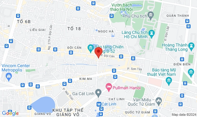 Số 60 Giang Văn Minh, P. Đội Cấn, Q. Ba Đình