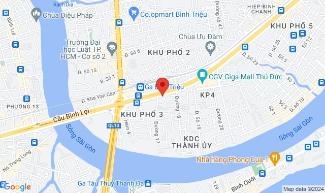 Số 600 Phạm Văn Đồng, P. Hiệp Bình Chánh, Tp. Thủ Đức