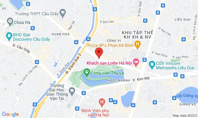 Số 61 Đào Tấn, P. Ngọc Khánh, Q. Ba Đình