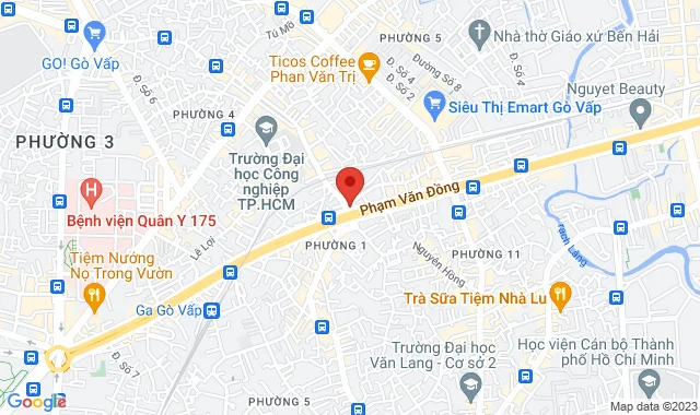Số 626 Lê Quang Định, P. 1, Q. Gò Vấp