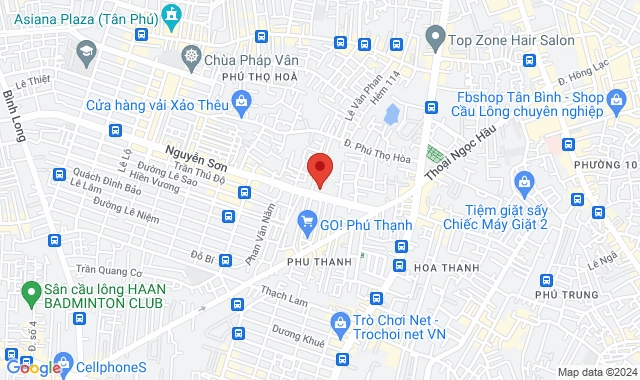 Số 62A Nguyễn Sơn , P. Phú Thọ Hoà , Q. Tân Phú
