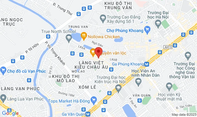 Số 63, LK 6A, Nguyễn Văn Lộc, P. Mộ Lao, Q. Hà Đông, Hà Nội