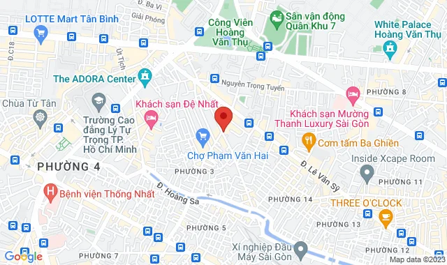 Số 63 Phạm Văn Hai, P.1, Q. Tân Bình