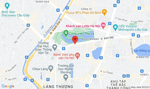 Số 645 Kim Mã, P. Ngọc Khánh, Q. Ba Đình
