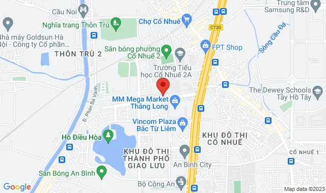Số 65 đường 23 KĐTTP Giao Lưu, P. Cổ Nhuế 2, Q. Bắc Từ Liêm