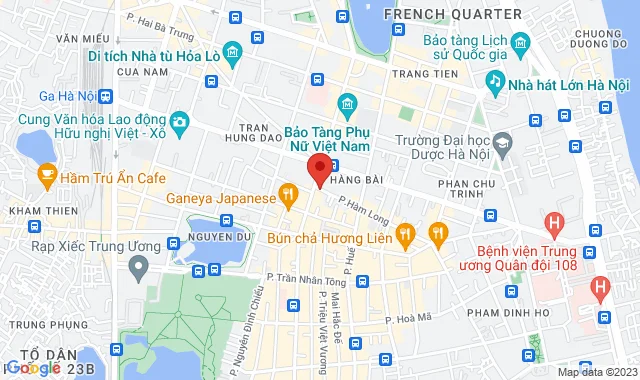Số 65 Hàm Long, P. Hàng Bài, Q. Hoàn Kiếm