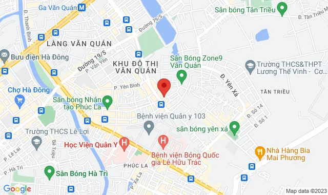 Số 69, Đường Nguyễn Khuyến, KĐT Văn Quán, P. Phúc La, Q.Hà Đông