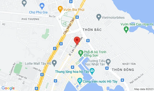Số 698 đường Lạc Long Quân, P. Nhật Tân, Q. Tây Hồ