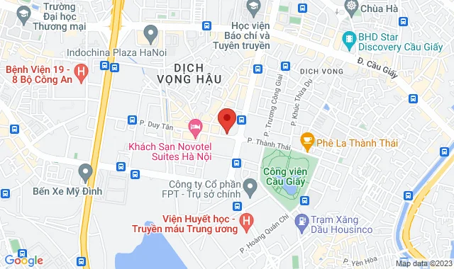 Số 70 Phố Dịch Vọng Hậu, P. Dịch Vọng Hậu, Q. Cầu Giấy 