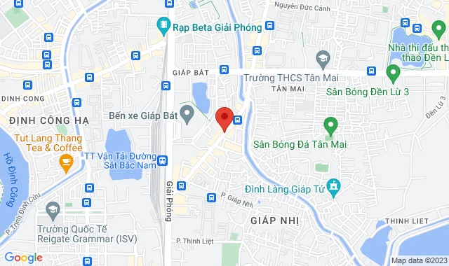Số 728 Trương Định, Q. Hai Bà Trưng. Cửa phụ: Ngõ 24/77 Phố Kim Đồng, (Sau bến xe Giáp Bát).