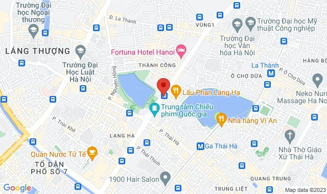 Số 75 Láng Hạ, P. Thành Công, Q. Ba Đình, Hà Nội