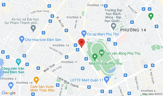 Số 8-9-10 Vòng Xoay Lê Đại Hành, P. 15, Q. 11