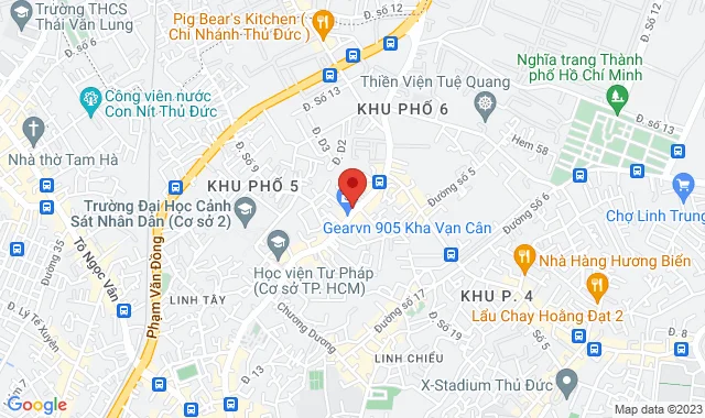 Số 895, Đường Kha Vạn Cân, P. Linh Tây, Q. Thủ Đức
