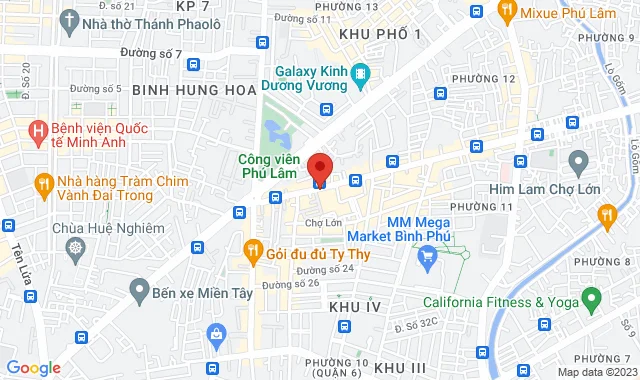 Số 955 Hậu Giang, P. 11, Q. 6