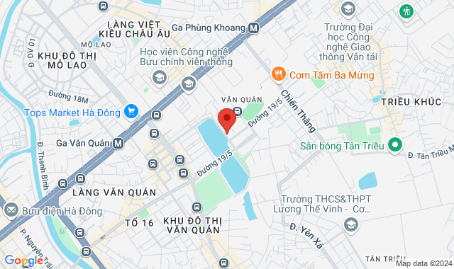 Số A10 - BT1A KĐT Văn Quán, P. Văn Quán, Q. Hà Đông