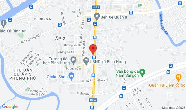 Số A11/8 Quốc Lộ 50, P. Bình Hưng, H. Bình Chánh