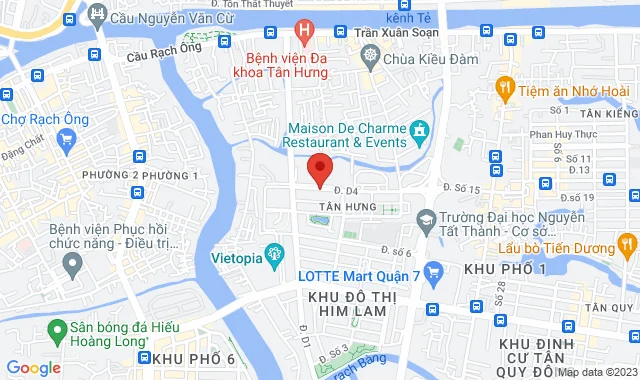 Số A7- Đường D4, P. Tân Hưng, Q. 7