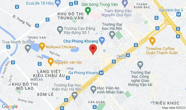 Số BT03 Ngõ 67, Phùng Khoang, Trung Văn, Q.Nam Từ Liêm