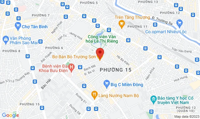 Số CC26-CC27 Trường Sơn, P. 15, Q. 10