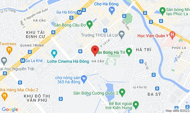 Số LK 08 - NO 03 - Khu Đất dịch vụ Hà Trì – P. Hà Cầu, Q. Hà Đông