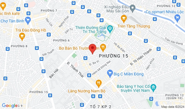 Số O/1 đường Trường Sơn, Cư Xá Bắc Hải, P. 15, Q.10