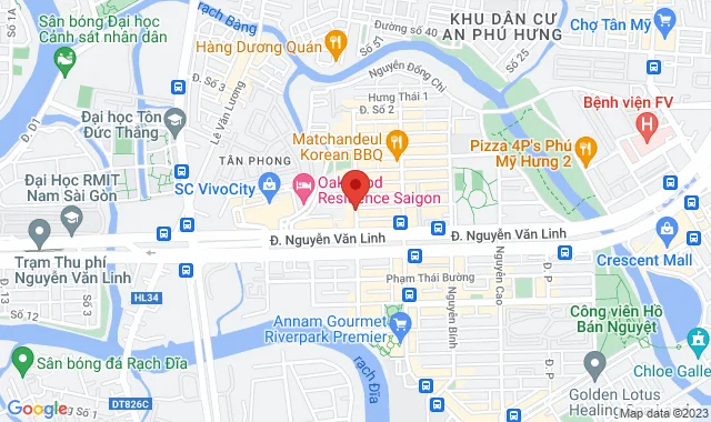 Số R1-25 Phạm Văn Nghị, khu phố Hưng Phước 4, khu đô thị Phú Mỹ, P. Tân Phong, Q. 7