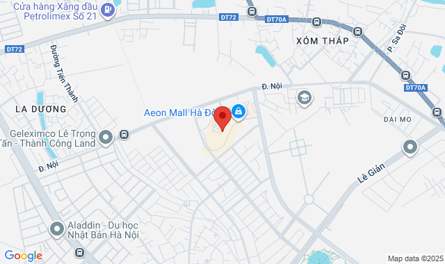 T156, Tầng 1, TTTM Aeon Mall, P. Dương Nội, Q. Hà Đông