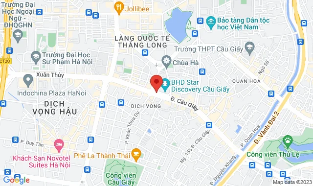 T5 – 08, TTTM Complex, 302 Cầu Giấy, P. Dịch Vọng, Q. Cầu Giấy