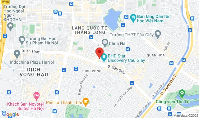 T5-12 Tầng 05, TTTM Discovery Complex, Số 302 Đường Cầu Giấy, P. Dịch Vọng, Q.Cầu Giấy