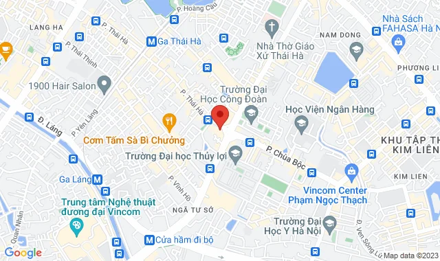 Tầng 02, Viettower, Số 01 Thái Hà, P. Trung Liệt, Q. Đống Đa