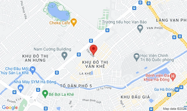 Tầng 1 - Tòa CT4 - Khu đô thị Văn Khê, P. La Khê, Q. Hà Đông