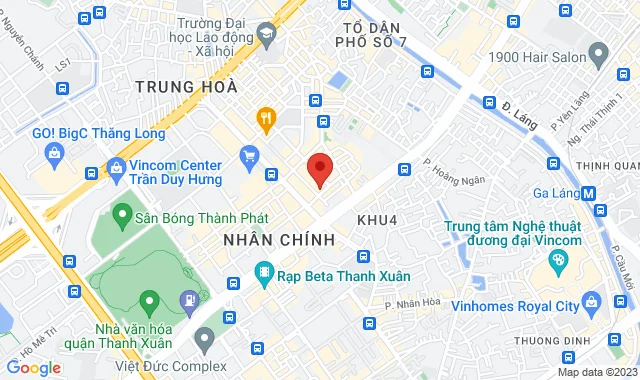 Tầng 1, 17T7 Trung Hòa Nhân Chính, P. Nhân Chính, Q. Thanh Xuân