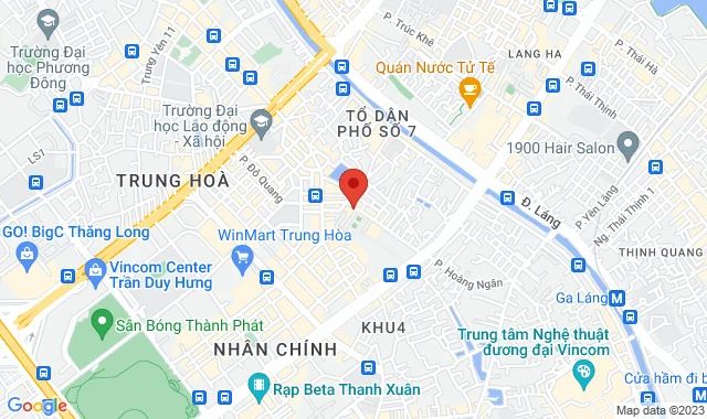 Tầng 1, Chung cư 125 Hoàng Ngân, P. Trung Hòa, Q. Cầu Giấy