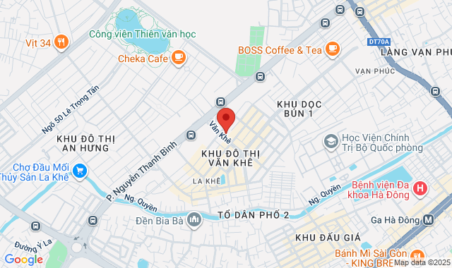 Tầng 1, CT4 KĐT Văn Khê, Đường Văn Khê, Phường Hà Đông 