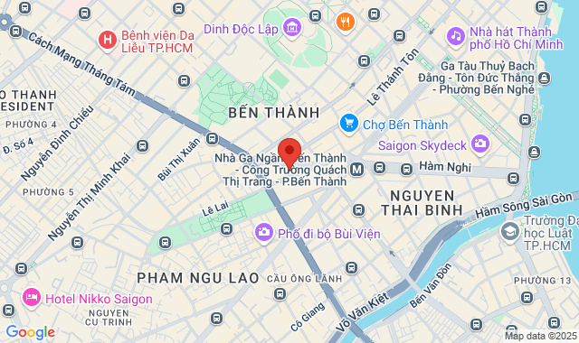 Tầng 1, Khách sạn 5* New World Saigon, Số 76 Lê Lai, P. Bến Thành, Q. 1 