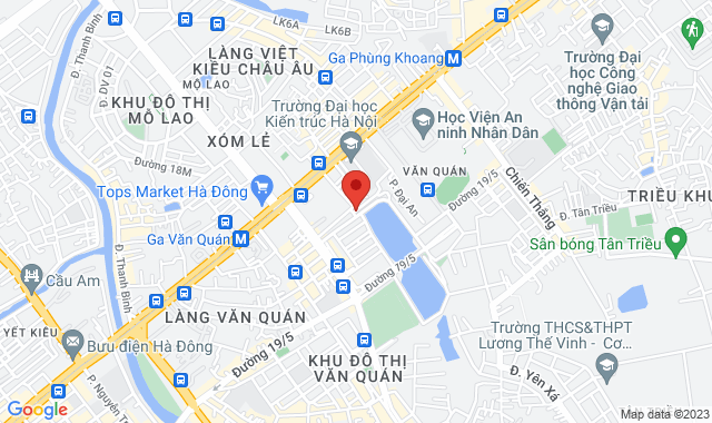  Tầng 1, Số 02 BT – 1B KĐT Văn Quán, P. Phúc La, Q. Hà Đông