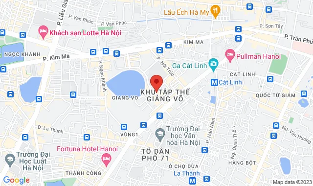 Tầng 1, Tòa nhà C7 Giảng Võ, Phố Trần Huy Liệu, P. Giảng Võ, Q. Ba Đình